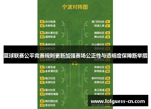 篮球联赛公平竞赛规则更新加强赛场公正性与透明度保障新举措